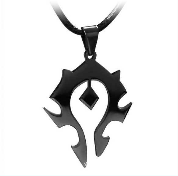 World Of Horde Titanium Steel Necklace