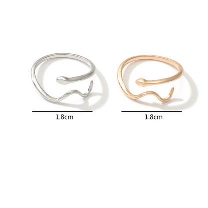 Simple snake ring