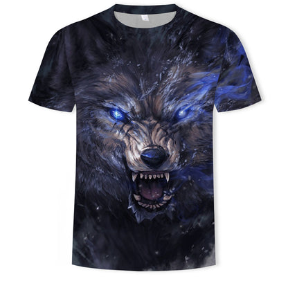 Wolf head 3D digital printing men