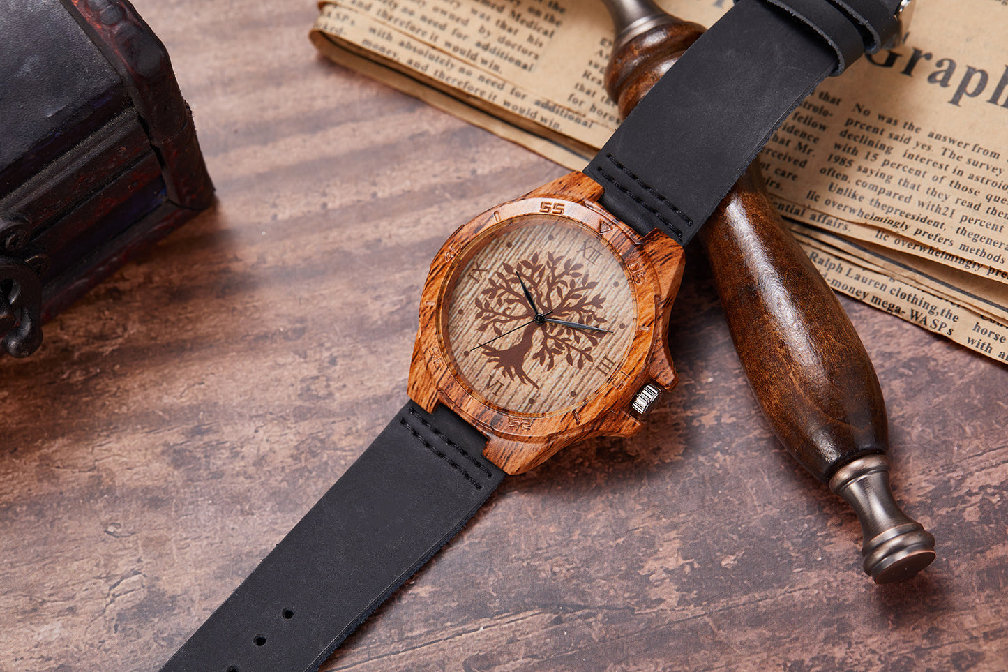 wood watch