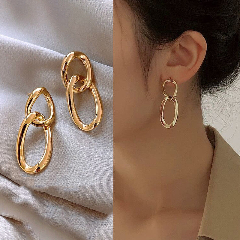 Niche Design, High-End Earrings, Exaggerated Temperament Earrings