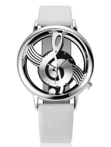 Korean Fashion Hollow Note Male And Female Couple Watch