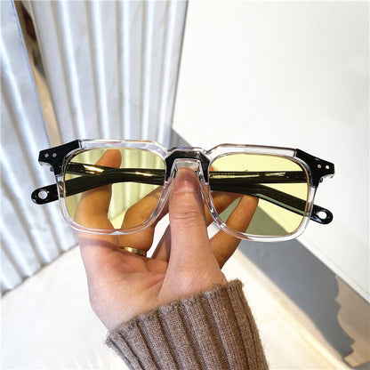 Korean Style New Fashion Square Net Red Sunglasses