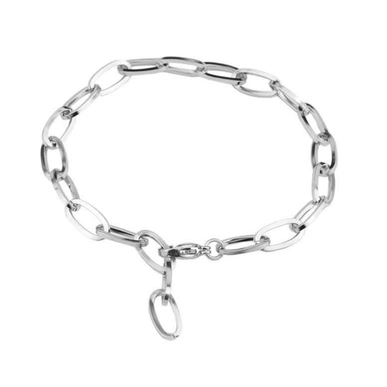 Korean Fashion Bracelet Men And Women Simple Design Retro Chain Bracelet