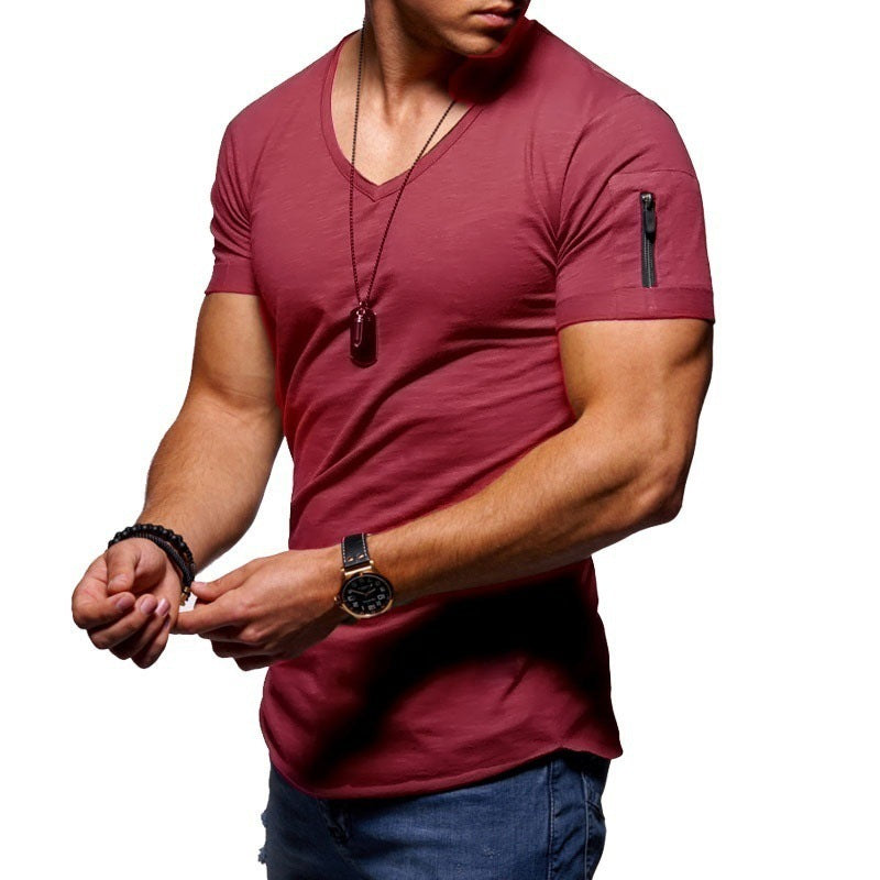 Men's Short Sleeve Cotton Casual T-shirt