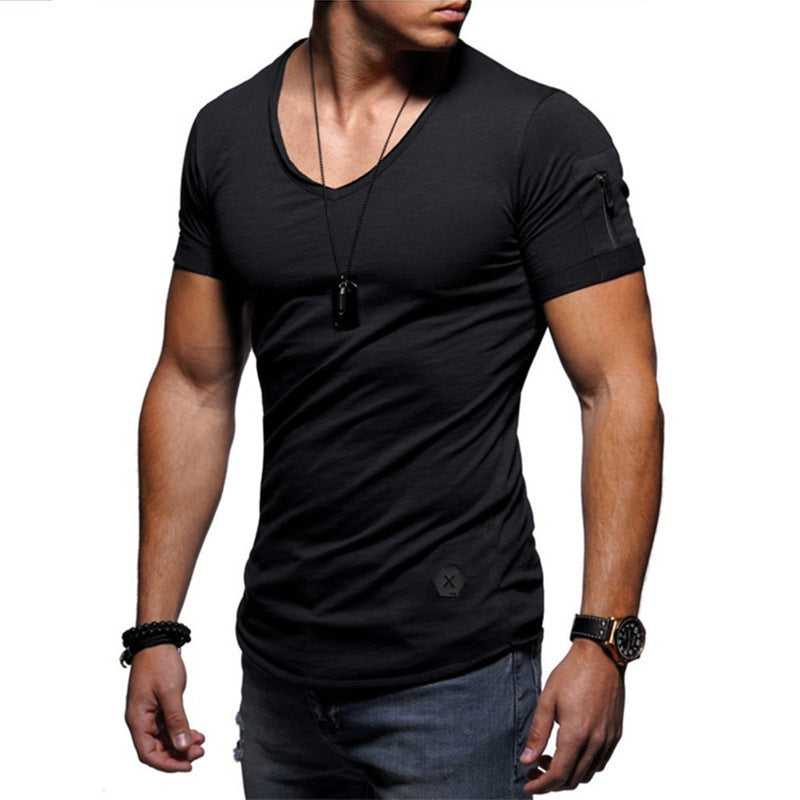 Men's Short Sleeve Cotton Casual T-shirt