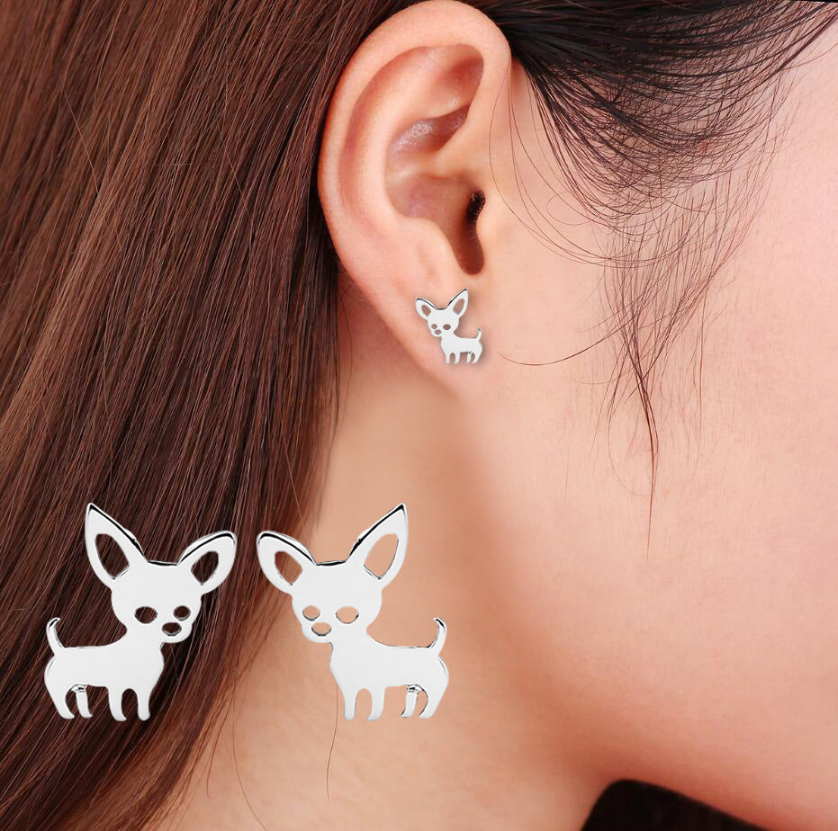 Chihuahua Puppy Cute Pet Earrings