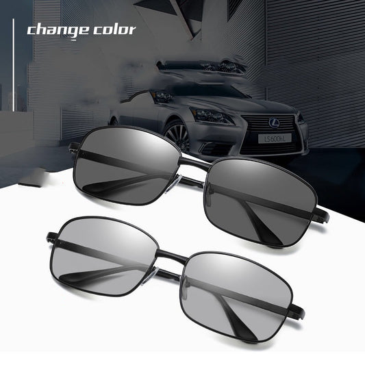 Color changing day and night sunglasses