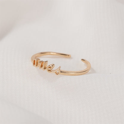 Simple twelve constellation ring