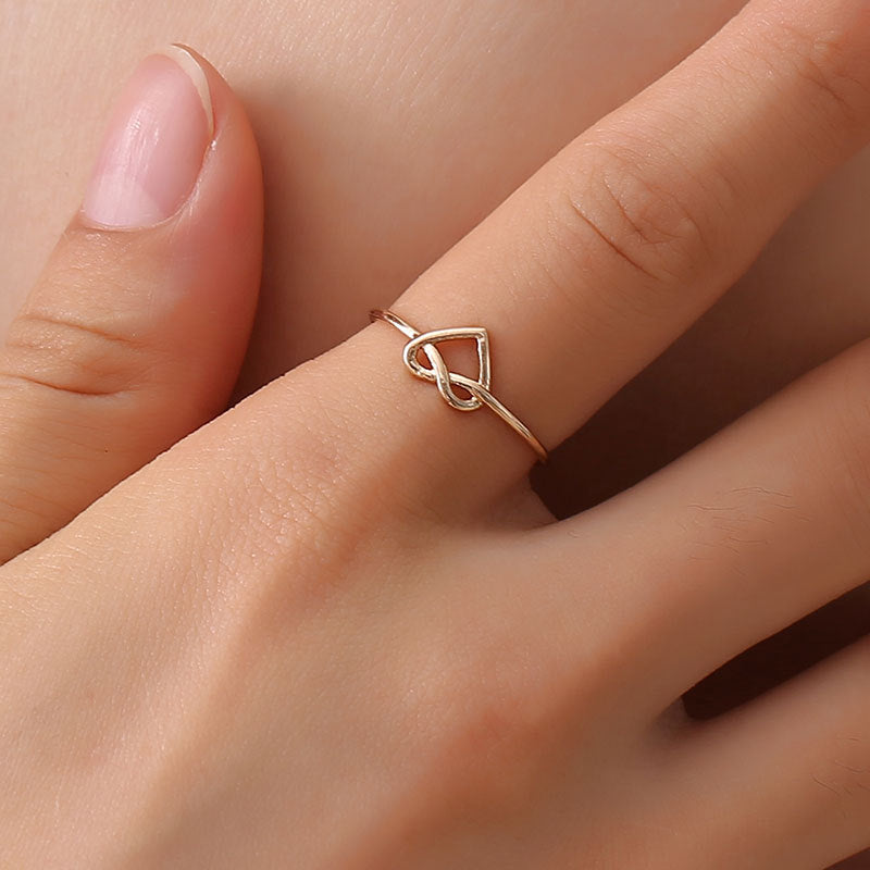 Hollow love ring