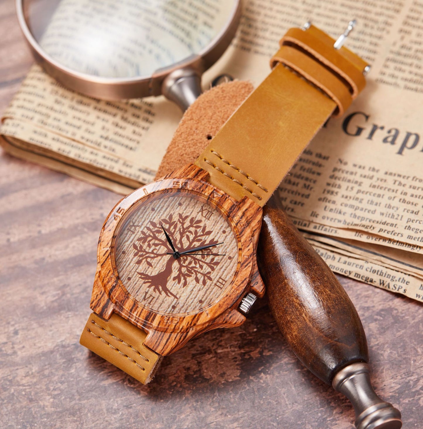 wood watch