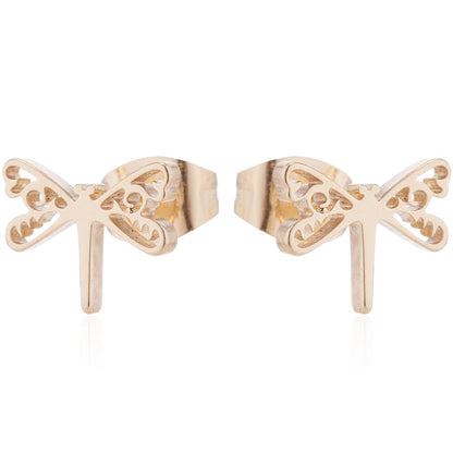 Women's Temperament Fashion Dragonfly Stud Earrings