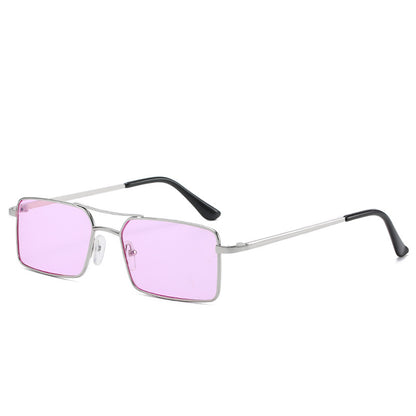 Square small frame ultralight sunglasses