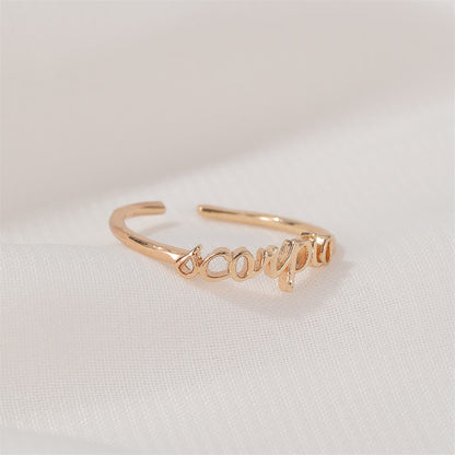 Simple twelve constellation ring