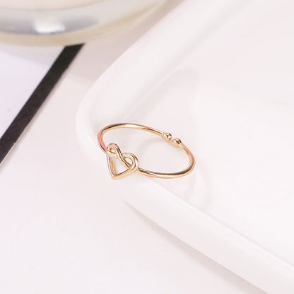 Hollow love ring