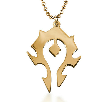 World Of Horde Titanium Steel Necklace