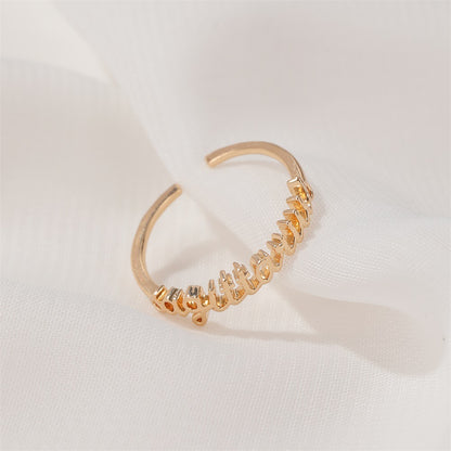 Simple twelve constellation ring