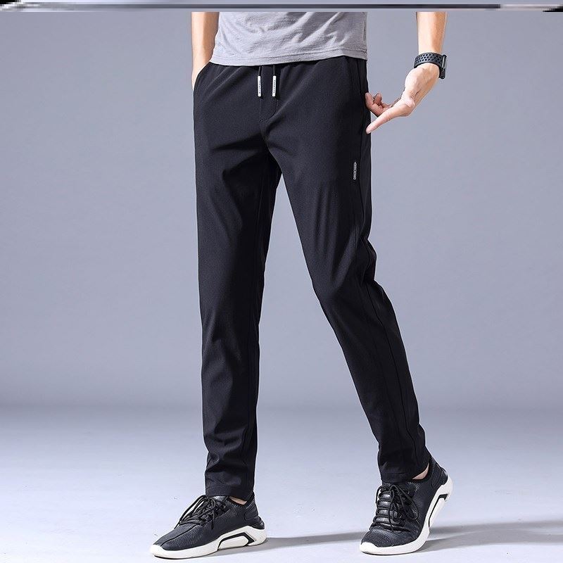 Thin Casual Pants Korean Version Of The Trend Loose Straight Sweatpants Trend