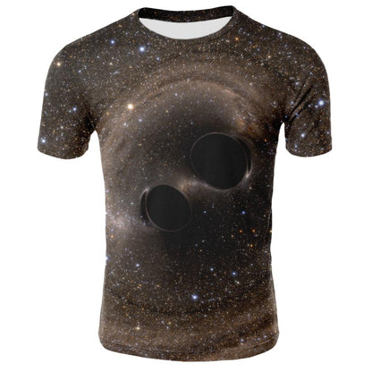 Men's Fashion Digital Printing T-Shirt Tops