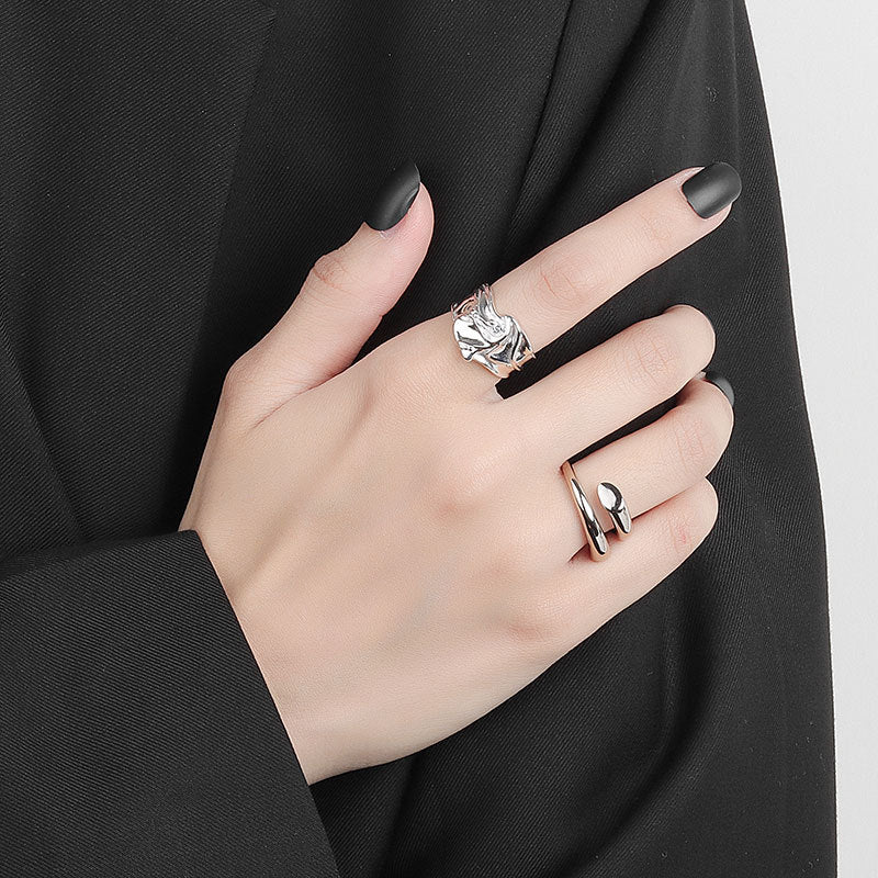 Korean Version Of Simple Geometric Ring