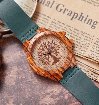 wood watch