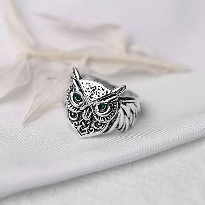 Animal Owl Ring Men And Women Pass