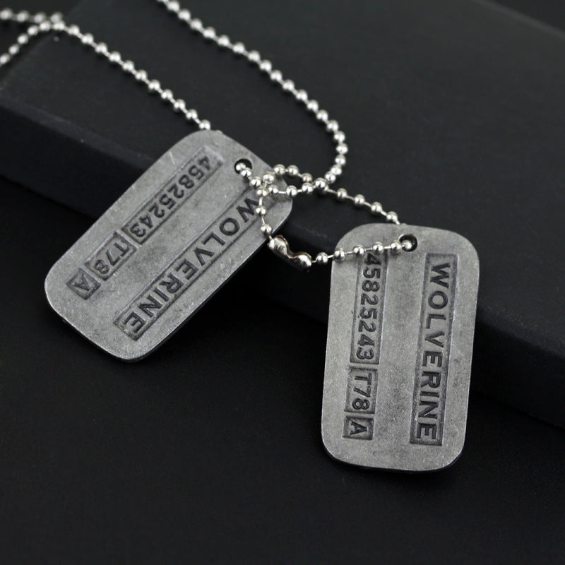 Double tag pendant