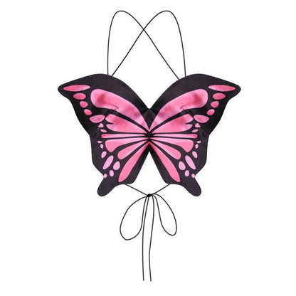 New Sexy Butterfly Print Personalized Beach Vest