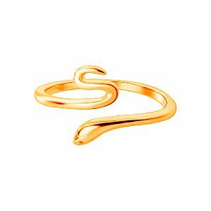 Fashion Lady Personality Snake-shaped Alloy Ring