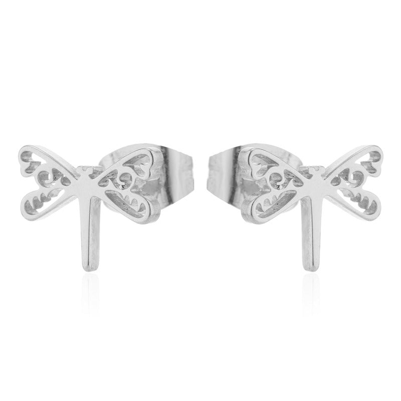 Women's Temperament Fashion Dragonfly Stud Earrings