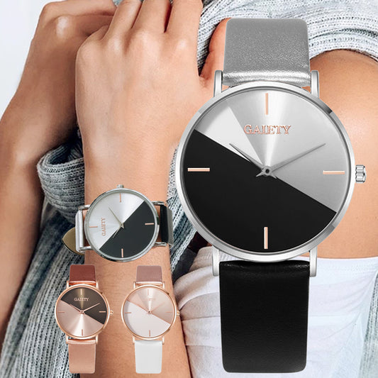 Two-color Splicing Ladies  Watch