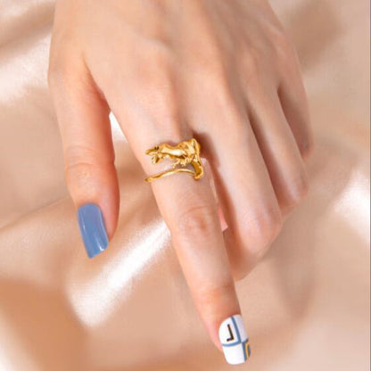 Cute Dinosaur Shape Jewelry For Women Fashion Ring