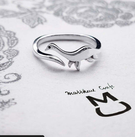 Cute Dinosaur Shape Jewelry For Women Fashion Ring