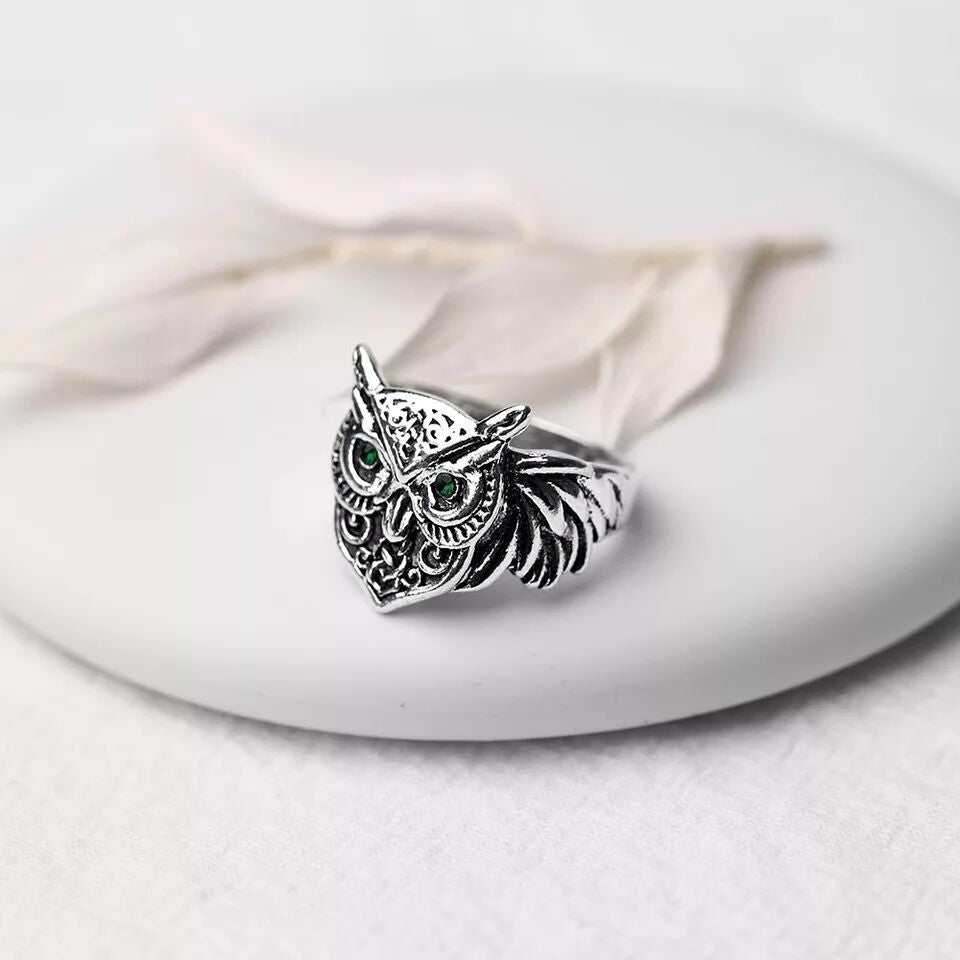 Animal Owl Ring Men And Women Pass